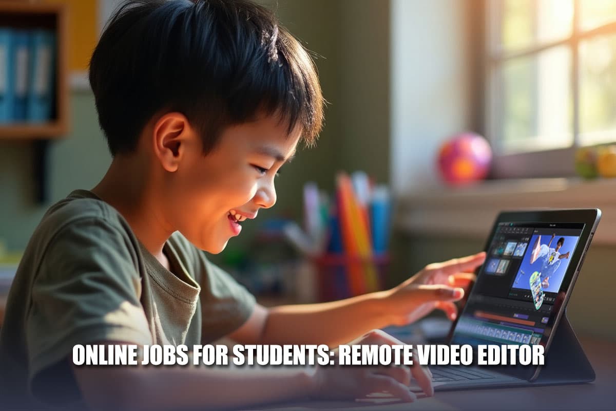 Online Jobs For Students: Remote Video Editor